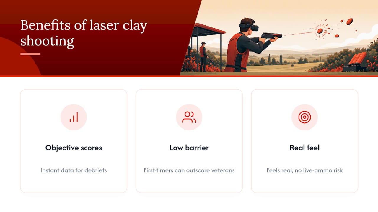 Why laser clay shooting deserves more credit than it gets — overview diagram